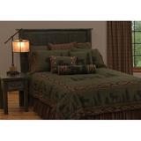 Loon Peak® Nakagawa Acrylic Rustic Single Coverlet/Bedspread in Green | Super Queen | Wayfair WD27030-SQ