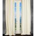 Darby Home Co Shelburne Solid Semi-Sheer Thermal Rod pocket Single Curtain Panel Polyester in White | 96 H in | Wayfair