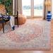 Blue/Red 120 x 0.2 in Indoor Area Rug - Bungalow Rose Mea-Mebara Oriental Red/Blue Area Rug Polyester | 120 W x 0.2 D in | Wayfair