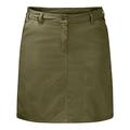 Jack Wolfskin Damen Schnelltrocknender Skort Kalahari Skort, Delta Green, 34, 1502914-4092034