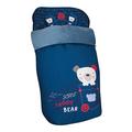 Universal Baby Footmuff with Fleece Feet Cover, Removable with Zips, Machine Washable (Teddy Bear)
