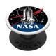 PopSockets NASA Rocket Outline Classic Logo PopSockets PopGrip: Ausziehbarer Sockel und Griff für Handys/Tablets mit Tauschbarem Top