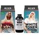 (Pack of 3) Bleach London Total Bleach hair Kit & White Toner hair Kit & White Heat Hair Colourant 150ml