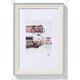 walther Design Picture Frame Cream 50 x 70 cm with Silver Outer Edge, Bohemian Design Frame EN070C