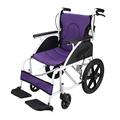 Folding Wheelchair, Bariatric Transport chair Portable,Aluminum alloy Heavy Duty and Extra Wide Wheelchair with Removable,with Hand Brakes, 23" Seat