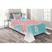 East Urban Home Blue/Pink Micofiber Coverlet Set Microfiber in Pink/Yellow | Twin Bedspread + 1 Sham | Wayfair 17C5B84971344AA6857A86B2736B7155