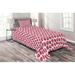 East Urban Home Fruit Microfiber Farmhouse/Country Coverlet/Bedspread Set Microfiber in Red | Twin Bedspread + 1 Sham | Wayfair