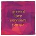 East Urban Home Spread Love Quote Single Reversible Comforter Polyester/Polyfill/Microfiber in Red/Yellow/Indigo | King Comforter | Wayfair