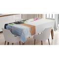 East Urban Home Ambesonne Spa Tablecloth, Spa w/ Spring Water Health Giving Properties Eastern Way Of Getting Better Art | 60 D in | Wayfair