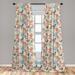 East Urban Home Ambesonne Asian Window Curtains, Japanese Nature Traditional Kimono Pattern Birds On Branches | 63 H in | Wayfair