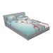 East Urban Home Cartoon Love My Bike Girl Sheet Set Microfiber/Polyester | Full/Double | Wayfair 6D1F4E7CAAD548D69CA35924F726432C