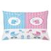 East Urban Home Gender Reveal Indoor/Outdoor Lumbar Pillow Cover Polyester | 16 H x 26 W x 0.1 D in | Wayfair 621E697C19EF4E18A075641824CA08CB
