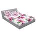 East Urban Home Vivid Cherry Blossom Sakura Floral Sheet Set Microfiber/Polyester | Queen | Wayfair BF602FBBBB8849A7810E80BD52A8779F