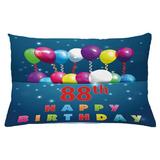 East Urban Home 88Th Birthday Indoor/Outdoor Lumbar Pillow Cover Polyester | 16 H x 26 W x 0.1 D in | Wayfair 87D4ABDCEBA94CAEAF71733BB3D8EA74