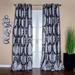 Red Barrel Studio® Danford Damask Semi-Sheer Grommet Single Curtain Panel Polyester in Gray/Brown | 96 H in | Wayfair ARABL-SLVR-96