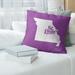 East Urban Home Minnesota Pillow Polyester/Polyfill blend in Indigo | 14 H x 14 W x 3 D in | Wayfair 39192C3661FE4F579D2887BC0BA473DA