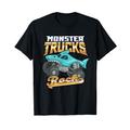 Monster Trucks Rock Hai Monster Truck Geburtstagsgeschenk T-Shirt