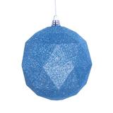 The Holiday Aisle® Holiday Décor Geometric Ball Ornament Plastic in Blue | 6" H x 6" W x 6" D | Wayfair 05F5FCED236D47768C4659B909B586BE