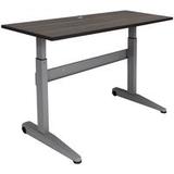 Pneumatic Adjustable Height Classroom/Training Room Mobile Table- 60"x 24". See Other