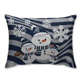 Los Angeles Rams 20'' x 26'' Holiday Team Snowman Bed Pillow