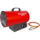 Canon à chaleur au gaz 18-30kW variable portable erp Mw Tools WG100