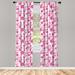 East Urban Home Polka Dots Semi-Sheer Rod Pocket Curtain Panels Polyester | 95 H in | Wayfair DB66B92484614863B1A1DBF1646C9045