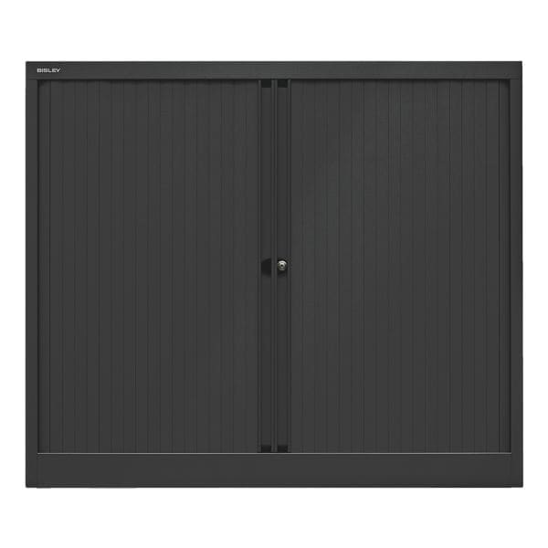 Bisley Rollladenschrank »EuroTambour« 2,5 OH 120 cm breit schwarz, 120x103x43 cm Image