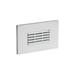 Louver 4 3/4" Wide Satin Nickel LED Landscape Step Light