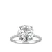 Charles & Colvard 2.7 Ct. T.w. Lab Created Moissanite Engagement Ring In 14K White Gold, 9