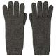Johnstons of Elgin Womens Short Cuff Cashmere Gloves - Dark Granite Grey
