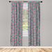 East Urban Home Semi-Sheer Rod Pocket Curtain Panels Polyester | 84 H in | Wayfair 30591A541F3D45E6A88A6731EFAF9F56