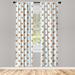 East Urban Home Fruit Floral Semi-Sheer Rod Pocket Curtain Panels Polyester | 95 H in | Wayfair D279531B97824777966D7A918A3E69F9