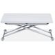 Table basse relevable Carrera Blanc laqué - Blanc