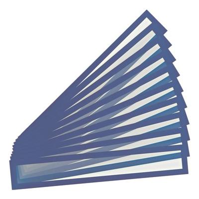 10er-Set Magnetrahmen/Inforahmen »Magneto Solo Pro« für Überschriften A3/A2 blau, Tarifold, 44x7.5 cm