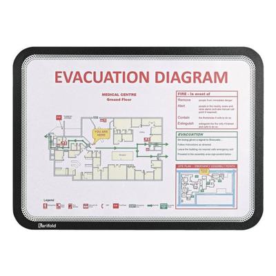 Tarifold 2er-Set Magnetischer Inforahmen »Magneto« A4 schwarz, 23x31.7 cm