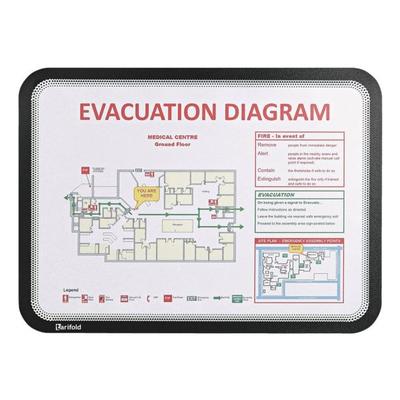 2er-Set Magnetischer Inforahmen »Magneto« A4 schwarz, Tarifold, 23x31.7 cm