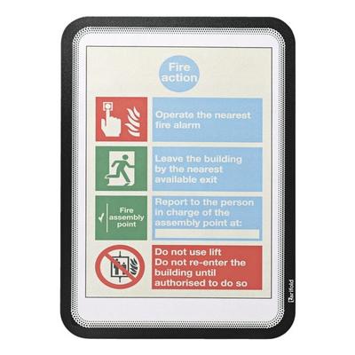 Tarifold 2er-Set Inforahmen »Magneto« A4 schwarz, 23x31.7 cm
