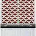 East Urban Home Sugar Skull Kitchen Curtain Polyester | 39 H x 55 W x 2.5 D in | Wayfair 85169514CD3545F1977466FD1DCF5156