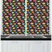 East Urban Home Sugar Skull Kitchen Curtain Polyester | 39 H x 55 W x 2.5 D in | Wayfair 51BE7F41E2AB4B4889E7601D0E2357F2