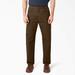 Dickies Men's Relaxed Fit Heavyweight Duck Carpenter Pants - Rinsed Timber Brown Size 40 34 (1939)