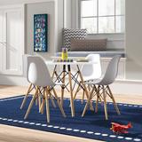 Mack & Milo™ Cannady Round Play Table & Chair Set Wood in Blue | 20 H x 23.5 W in | Wayfair 7A56268CCD544298B9AA7F4A0BCFA838