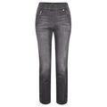 Robell - Nena Grey Ankle Zip Cropped Jeans, 16 (42)