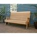 August Grove® Foltz Wooden Garden Outdoor Bench Wood/Natural Hardwoods in Brown/White | 40 H x 62 W x 28 D in | Wayfair