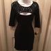 Victoria's Secret Dresses | Black Lace Jersey Dress | Color: Black | Size: S