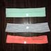 Lululemon Athletica Accessories | Basically New. Lululemon Head Band Bundle Os | Color: Orange/Pink | Size: Os