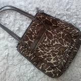 Nine West Bags | Animal Print Nine West Tote Bag | Color: Brown/Tan | Size: Os