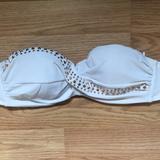 Victoria's Secret Swim | Beautiful White Victoria’s Secrets Bikini Top | Color: Gold/White | Size: 34 B