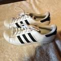 Adidas Shoes | Adidas Superstars | Color: Black/White | Size: 9
