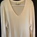 Anthropologie Sweaters | Anthropologie Off White V-Neck Sweater! | Color: White | Size: S