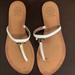 Tory Burch Shoes | Beautiful Tory Burch Flat Use | Color: Brown/White | Size: 7.5